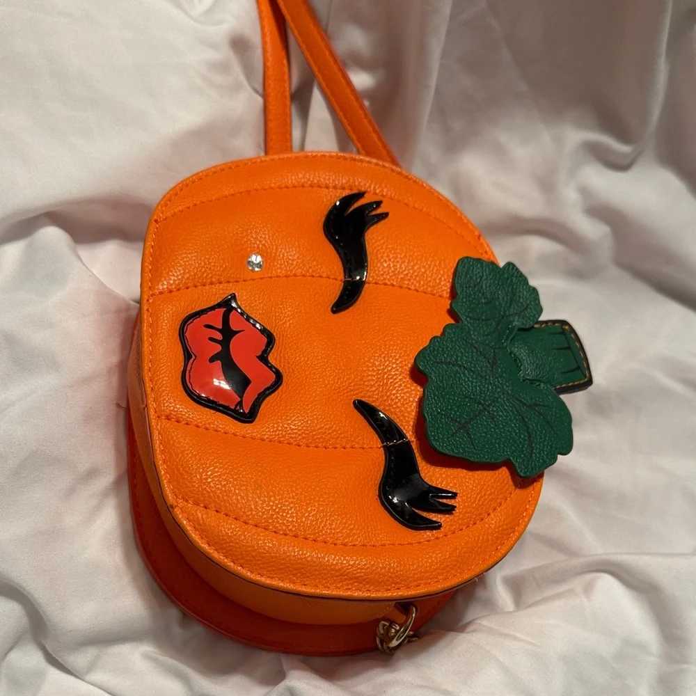 Betsey Johnson orange pumpkin